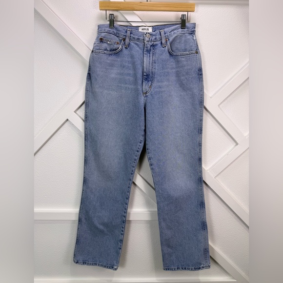 Agolde Pinch Waist High Rise Kick Jeans in Riptide Size 29 - Picture 2 of 14